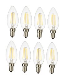 Bộ 8 Bóng Nến LED Vintage Edison C35 4W E14