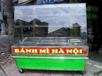 Tủ bán bánh mì inox Hải Minh HM0611