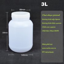 Chai nhựa 3000ml