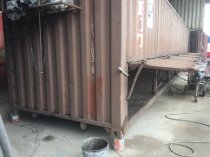 Container 40 feet mở bửng chở ngô MBCont