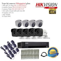 Trọn bộ 9 camera giám sát Hikvision TVI 5 Megapixel DS-2CE56H1T-ITM-9 Full 4K