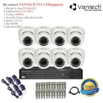 Trọn bộ 8 camera quan sát HDTVI Vantech 1.3 Megapixel VP-1007T-8
