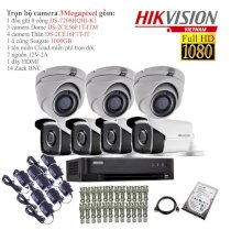 Trọn bộ 7 camera quan sát Hikvision TVI 3 Megapixel DS-2CE16F1T-IT-7