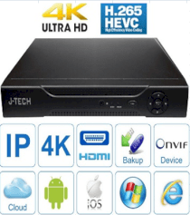 Đầu ghi J-Tech HD6108 ( 4K / H265 )