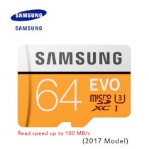 Thẻ Nhớ Samsung Evo MicroSDXC 64GB Class 10 U3 Version 2017