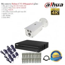 Trọn bộ 1 camera quan sát Dahua HD CVI 4 Megapixel HAC-HFW1400DP-1 Full 4K