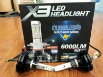 Bộ led headlight X3 siêu sáng cho ô tô H1 - 6000LM