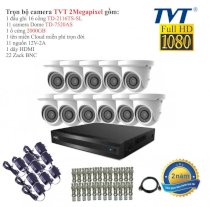 Trọn bộ 11 camera quan sát TVT 2 Megapixel TD-7520AS-11 Full HD1080