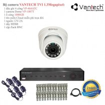 Trọn bộ 1 camera quan sát HDTVI Vantech 1.3 Megapixel VP-1007T-1