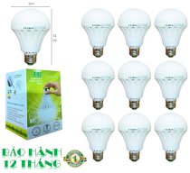 10 Bóng đèn LED 12W tích điện thông minh tự sáng khi mất điện POSSON LIB-12