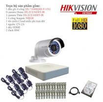 Trọn bộ 1 camera giám sát Hikvision TVI 2 Megapixel DS-2CE56D0T-IR-1 Full HD