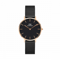 Đồng Hồ Classic Petite Ashfield 32mm Black Rose Gold DW00100201