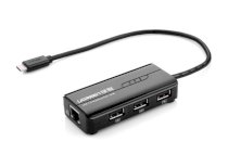 Cable chuẩn C to Lan 10/100Mbps + Hub USB 3port 2.0