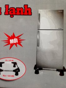 Chân máy giặt tủ lạnh thanh inox