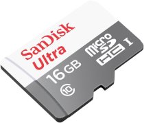 Thẻ nhớ Sandisk Micro SD Ultra Sandisk 16GB Class 10 - 48MB/s (Xám)
