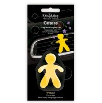 Nước hoa ô tô Mr&Mrs Cesare Yellow - Vanilla ( Blister)