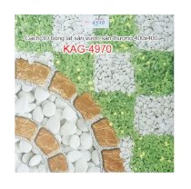 Gạch 3D bóng lát sân vườn, sân thượng 400x400 Kiến An Gia KAG-4970
