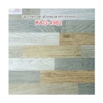 Gạch men vân gỗ bóng lát nền 400x400 Kiến An Gia KAG-4982