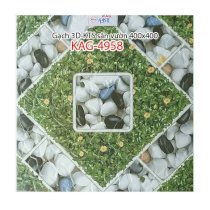 Gạch 3D-KTS sân vườn 400x400 Kiến An Gia KAG-4958