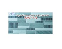 Gạch 3D trang trí ốp tường 200x400 Kiến An Gia KAG-7110