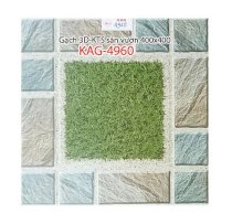 Gạch 3D-KTS sân vườn 400x400 Kiến An Gia KAG-4960