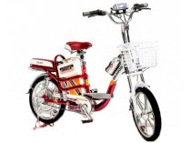 Xe đạp điện Draca E9 (Đỏ - trắng)