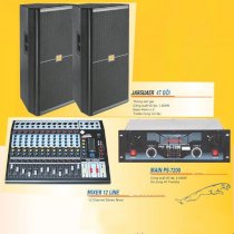Dàn karaoke Amplifier Jarguaer PS 7200 + loa Jarguaer 4T đôi + Mixer 12 Line