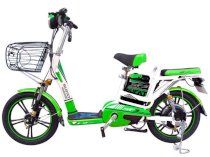 Xe đạp điện Sufat SF3 (Xanh lá trắng)