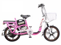 Xe đạp điện Hitasa Bomelli BC 18inch (Hồng)