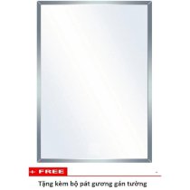 Gương phòng tắm cao cấp 45 x 60cm ( kiếng cường lực 5mm ) - Huy Tưởng