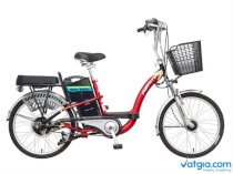 Xe đạp điện Asama EBK-002R Pin LIPO - Đỏ