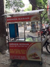 Xe bánh mì Doner Kebab hàng nhập khẩu (X3)