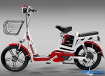 Xe đạp điện Ngọc Hà N6 (Đỏ trắng)
