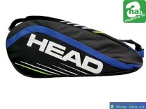 Túi tennis màu đen xanh dương head TTN05