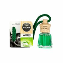 Tinh dầu nước hoa ô tô Aroma Car Wood mini 4ml - Green Tea - Hương Trà xanh