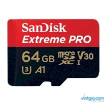 Thẻ nhớ MicroSDHC Sandisk Extreme Pro 64GB 100Mb/s