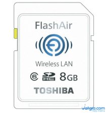 Thẻ nhớ Toshiba 8GB Class10 FlashAir Wireless