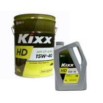 Dầu động cơ Diesel bán tổng hợp chất lượng hàng đầu Kixx HD CF-4 / SG 15W40  (4 lít)