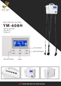 Máy uốn setting mini YM-608H (220V)