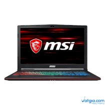 Laptop gaming MSI GP63 8RE-411VN Leopard Core i7-8750H/Win10 (15.6 inch) (Black)
