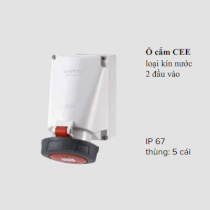 Ổ cắm công nghiệp Mennekes loại kín nước 3P-63A-5 chân-400V-136a