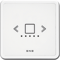 Nút điều khiển đèn chiết áp 0-10V (1 nút) SNB-ZB86R-DV-1G