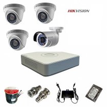 Trọn bộ 4 camera Hikvision DS-2CE56C0T-IRP