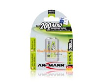 Pin sạc 9v ANSMANN 200mAh vỉ 1 viên NiMH