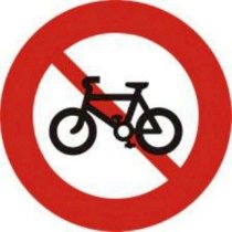 Biển báo hiệu giao thông cấm 110a cấm đi xe đạp