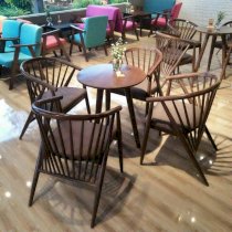 Bộ bàn ghế gỗ cafe TD49