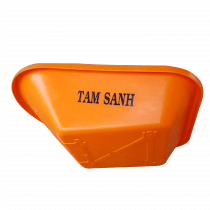 Thùng xe rùa nhựa Tam Sanh 90l màu cam