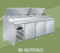 Tủ Pizza Counter 2M4 BERJAYA BS 3D/PCF8/C