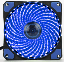 Combo 5 fan case 12cm Coolman 33 led blue