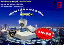 Trọn bộ 1 camera Hikvision 2M
